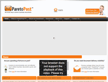 Tablet Screenshot of paretopost.com